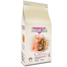 BonaCibo Adult Cat Light&Sterilized (Курица, Анчоус)