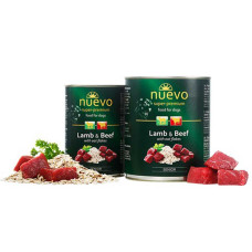 Nuevo Senior Lamb and Beef with oat flakes