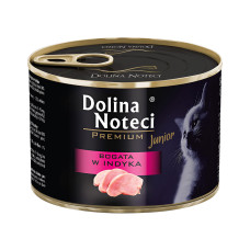 Dolina Noteci Premium Kitten meat pieces in sauce with Turkey