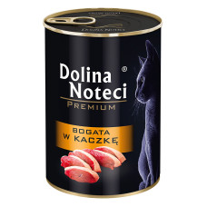 Dolina Noteci Premium Cat meat pieces in sauce with Duck