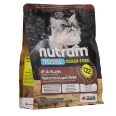 Nutram T22 Total Grain-Free Turkey&Chicken Cat