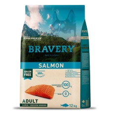 Bravery Dog Salmon Large/Medium Adult