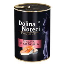 Dolina Noteci Premium Cat meat pieces in sauce with Salmon