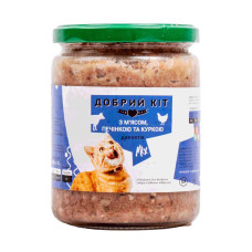 Добрый кот с печенкой и курицей (микс)