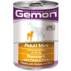 Gemon Dog Wet Mini Adult (Курица) с кусочками мяса в желе, 415 г
